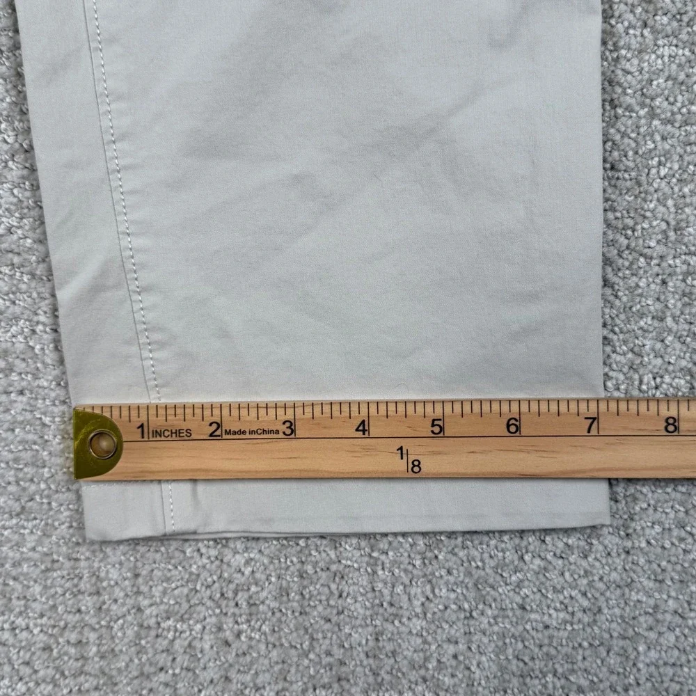 J Crew Mens 33x32 (Actual 33x30) Beige Tech Pant Stretch Performance Chino